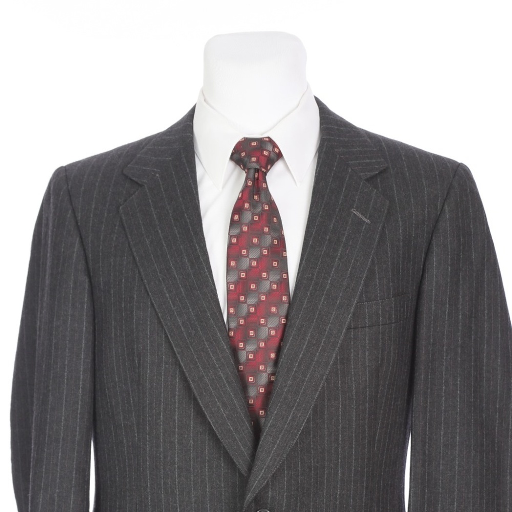 Hart Schaffner Marx Two Button Gray Sport Coat